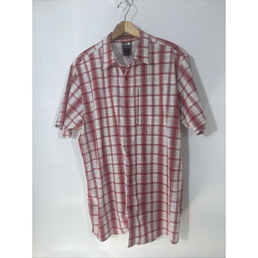 The North Face TNF SS Boulder Donner Woven‎ Button Down Shirt  Men's Size XL